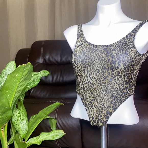 LEOPARD BATHING SUIT ONE PIECE - Picture 2 of 5